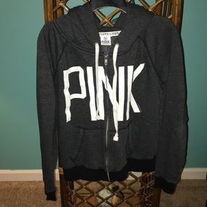 PINK zip-up hoodie